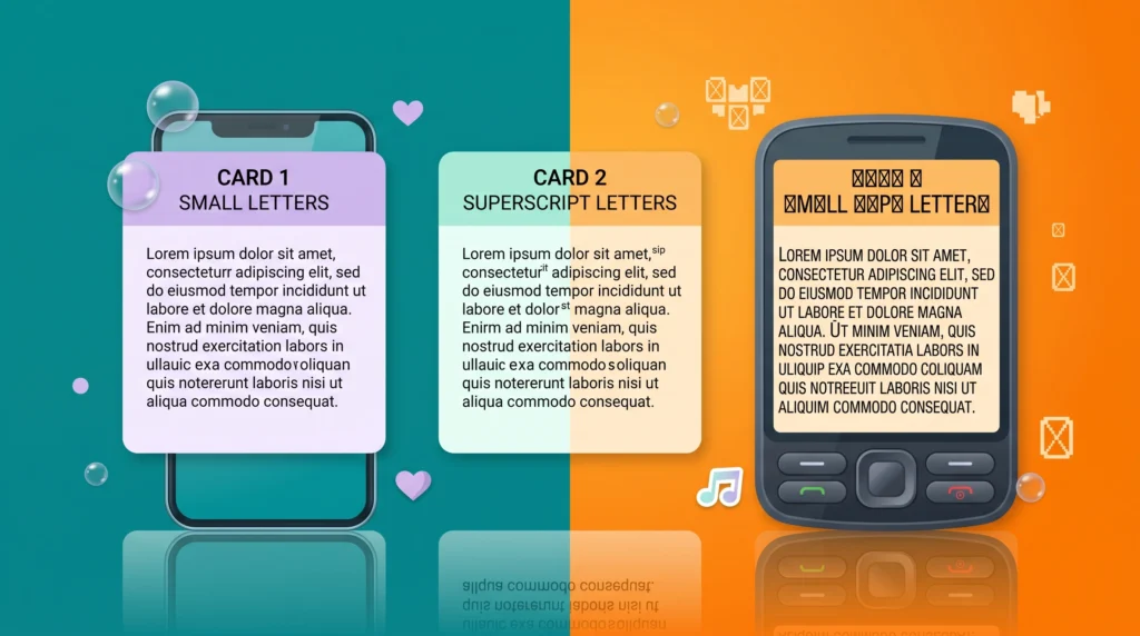 Small Text Generator Compatibility