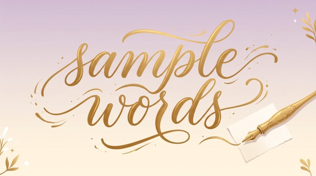 cursive font generator