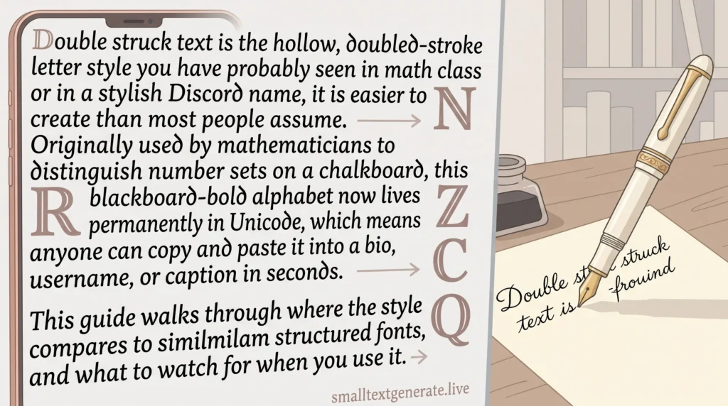 cursive text generator